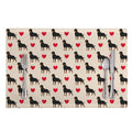 Love Rottweiler Pattern Print Placemat