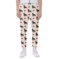 Love Rottweiler Pattern Print Joggers