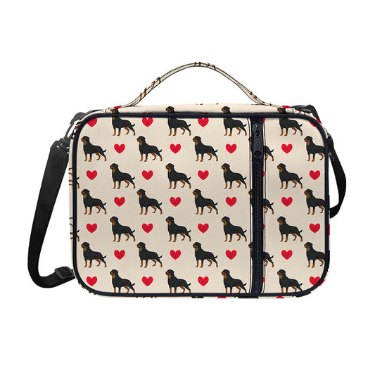Love Rottweiler Pattern Print Shoulder Strap Bible Bag