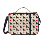 Love Rottweiler Pattern Print Shoulder Strap Bible Bag
