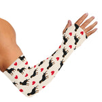 Love Rottweiler Pattern Print Sun Protection Arm Sleeves