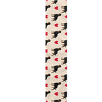Love Rottweiler Pattern Print Table Runner