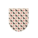Love Rottweiler Pattern Print Toilet Lid Cover