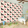 Love Rottweiler Pattern Print Wall Sticker