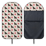 Love Rottweiler Pattern Print Waterproof Car Seat Cover