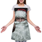 Love Xmas Santa Claus Print Adjustable Apron