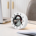 Love Xmas Santa Claus Print Alarm Clock