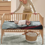 Love Xmas Santa Claus Print Baby Crib Sheet