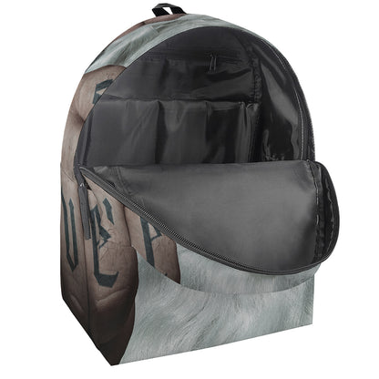 Love Xmas Santa Claus Print Backpack
