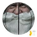 Love Xmas Santa Claus Print Basketball