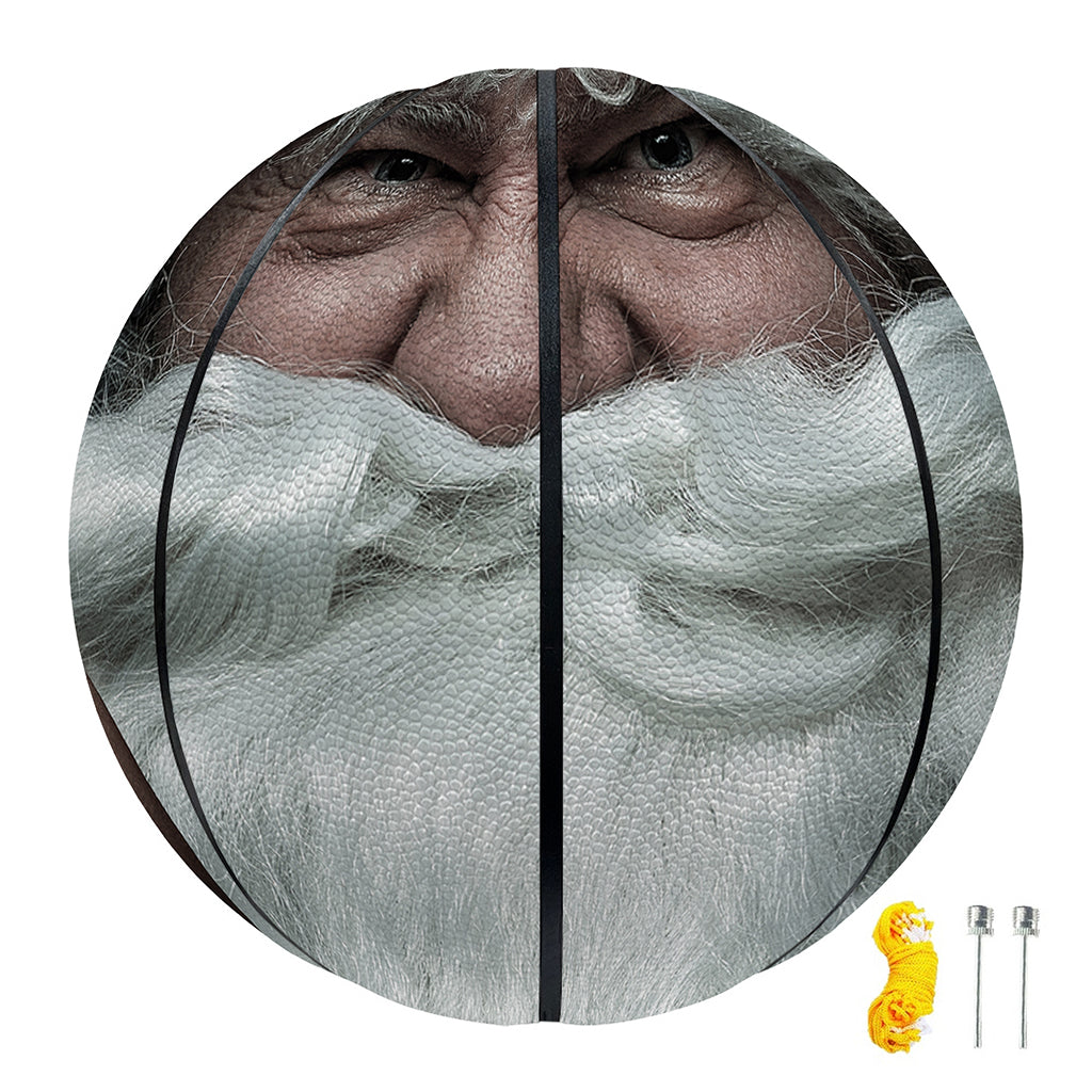 Love Xmas Santa Claus Print Basketball