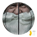 Love Xmas Santa Claus Print Basketball