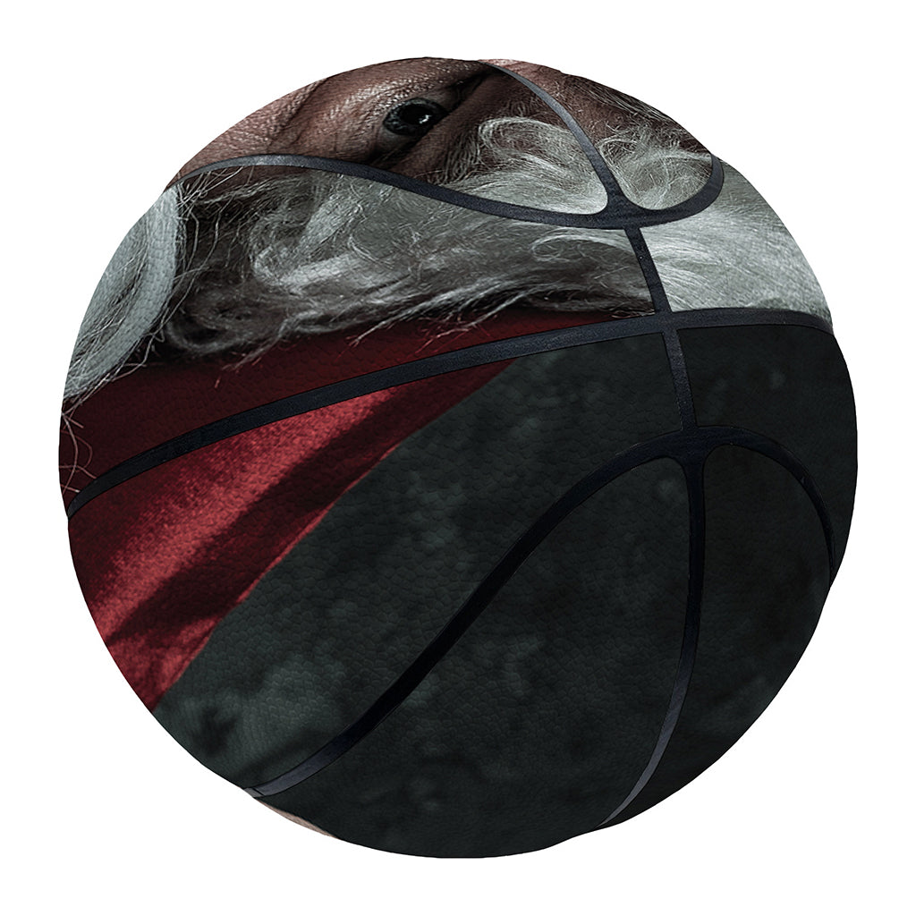 Love Xmas Santa Claus Print Basketball