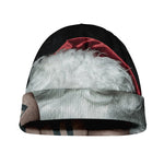 Love Xmas Santa Claus Print Beanie