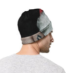 Love Xmas Santa Claus Print Beanie