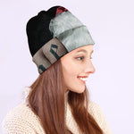 Love Xmas Santa Claus Print Beanie