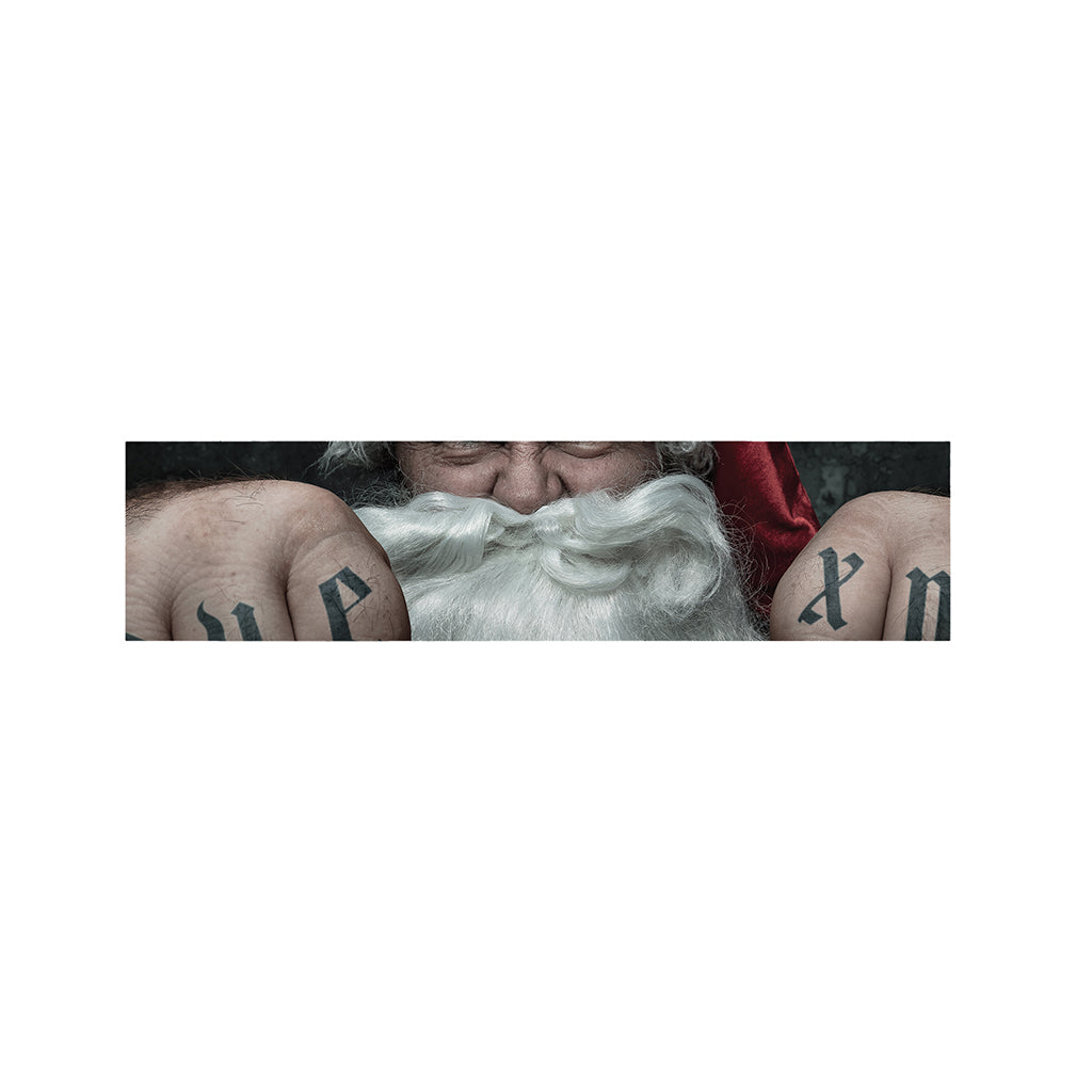 Love Xmas Santa Claus Print Bed Runner