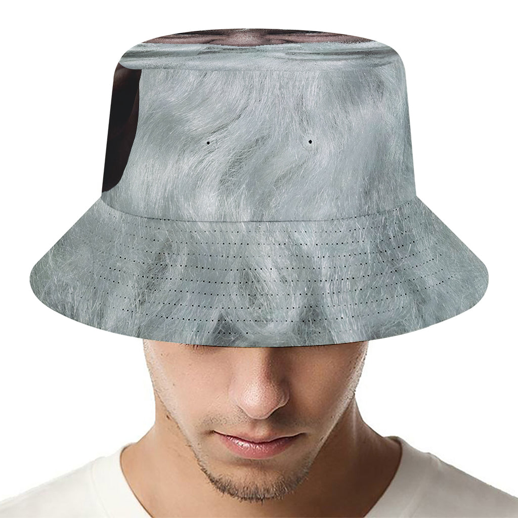 Love Xmas Santa Claus Print Bucket Hat
