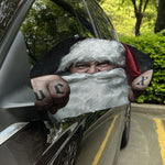 Love Xmas Santa Claus Print Car Side Mirror Covers