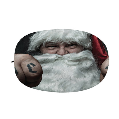 Love Xmas Santa Claus Print Car Side Mirror Covers
