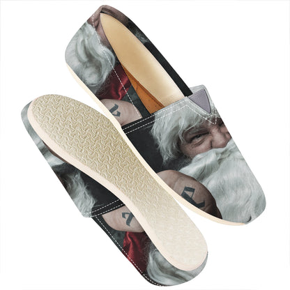 Love Xmas Santa Claus Print Casual Shoes