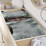 Love Xmas Santa Claus Print Changing Pad Cover