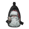 Love Xmas Santa Claus Print Sling Bag