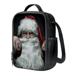 Love Xmas Santa Claus Print Crossbody Lunch Bag