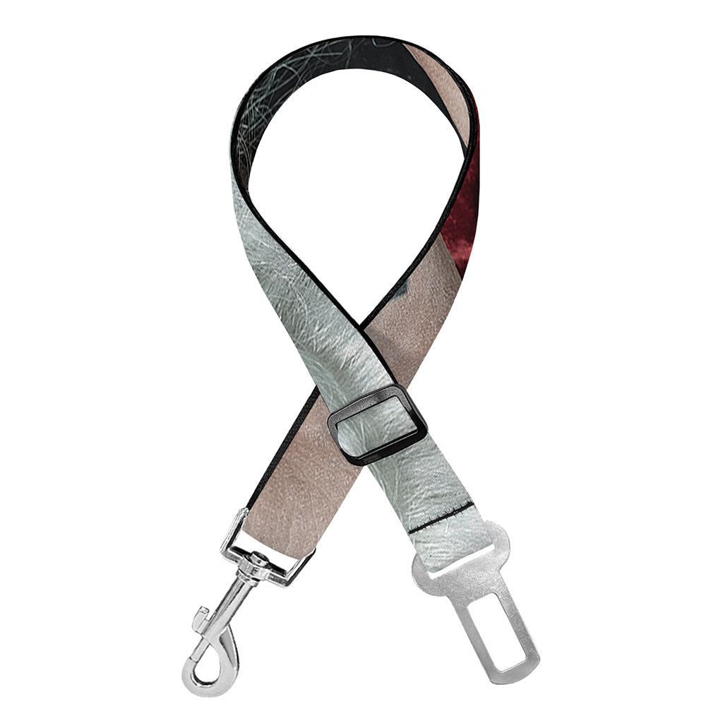 Love Xmas Santa Claus Print Dog Seat Belt