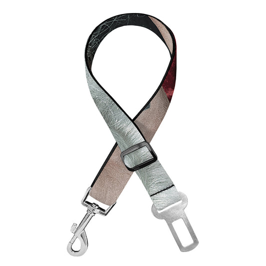 Love Xmas Santa Claus Print Dog Seat Belt