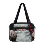 Love Xmas Santa Claus Print Double Strap Bible Bag