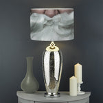 Love Xmas Santa Claus Print Drum Lamp Shade