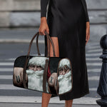 Love Xmas Santa Claus Print Duffle Bag