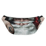 Love Xmas Santa Claus Print Fanny Pack