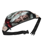 Love Xmas Santa Claus Print Fanny Pack