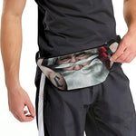 Love Xmas Santa Claus Print Fanny Pack