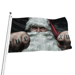 Love Xmas Santa Claus Print Flag