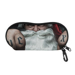 Love Xmas Santa Claus Print Glasses Case