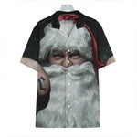 Love Xmas Santa Claus Print Hawaiian Shirt