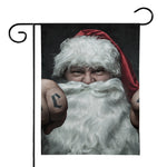 Love Xmas Santa Claus Print House Flag