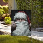 Love Xmas Santa Claus Print House Flag