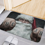 Love Xmas Santa Claus Print Indoor Door Mat