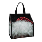 Love Xmas Santa Claus Print Insulated Lunch Tote