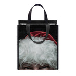 Love Xmas Santa Claus Print Insulated Lunch Tote