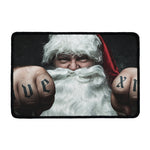 Love Xmas Santa Claus Print Kitchen Mat