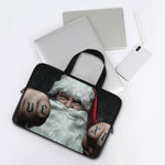 Love Xmas Santa Claus Print Laptop Sleeve With Handle