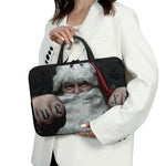 Love Xmas Santa Claus Print Laptop Sleeve With Handle