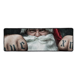 Love Xmas Santa Claus Print Long Kitchen Mat