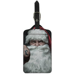Love Xmas Santa Claus Print Luggage Tag