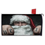 Love Xmas Santa Claus Print Mailbox Cover